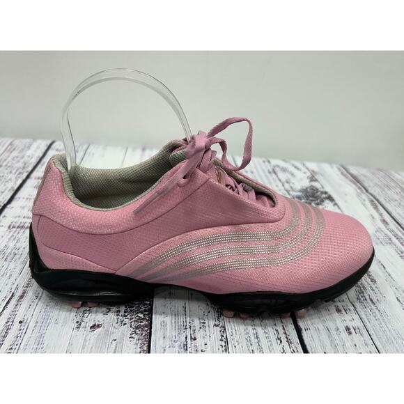 Adidas Z-Traxion Women's Pink Soft Spikes Golf Lace Up Sneaker Shoe US Size 7 - Picture 7 of 14